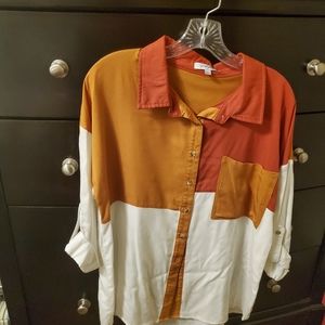 Multi Color Button Down Shirt